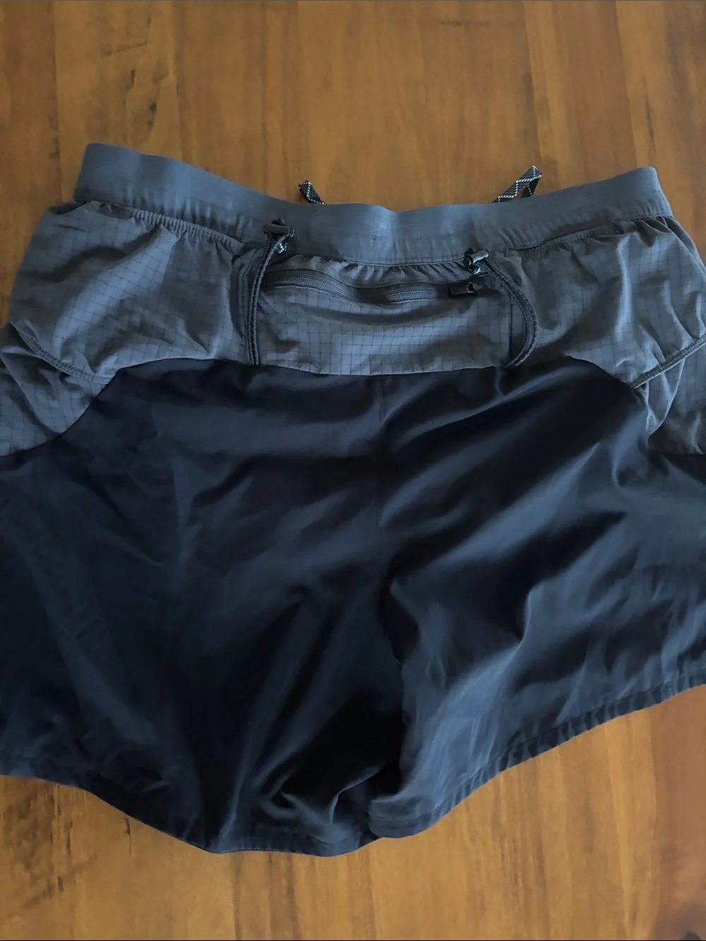 Nike Trail Second Sunrise Dri-Fit ADV Brief-Lined Running Shorts Black and Gray